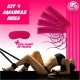 KIT 4 AMARRAS ROSA - Chamas do Prazer Sex Shop KIT 4 AMARRAS ROSA - Chamas do Prazer Sex Shop