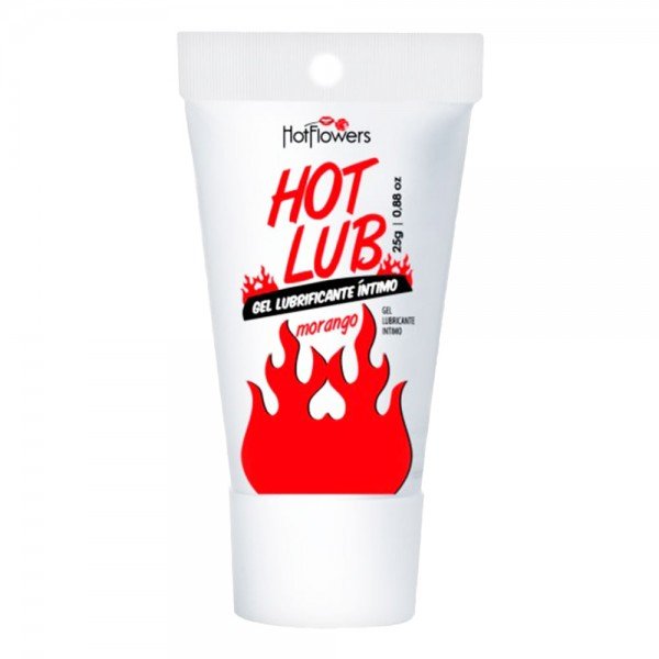 LUBRIFICANTE HOT LUB GEL DESLIZANTE BEIJÁVEL MORANGO 25G HOT FLOWERS LUBRIFICANTE HOT LUB GEL DESLIZANTE BEIJÁVEL MORANGO 25G HOT FLOWERS