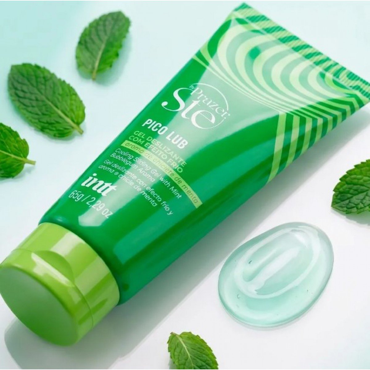 Pico Lub By Ste Prazer Gel Deslizante Beijável 65g INTT - Menta Pico Lub By Ste Prazer Gel Deslizante Beijável 65g INTT - Menta