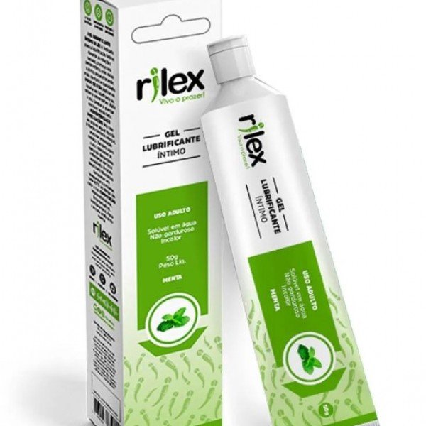 Gel Lubrificante Íntimo com Aroma de Menta 50g Rilex