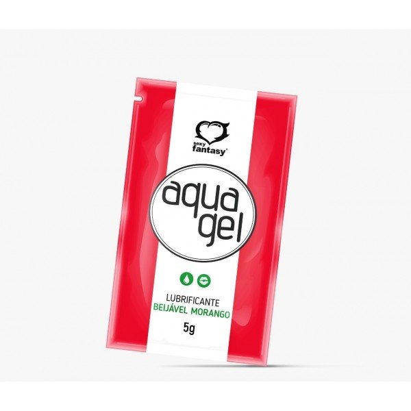 LUBRIFICANTE SACHÊ BEIJÁVEL 5G SEXY FANTASY - MORANGO LUBRIFICANTE SACHÊ BEIJÁVEL 5G SEXY FANTASY - MORANGO