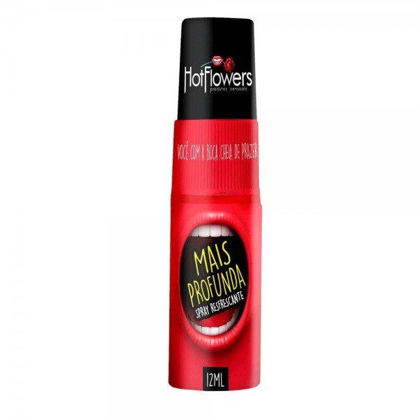 MAIS PROFUNDA SPRAY REFRESCANTE PARA SEXO ORAL 12ML HOT FLOWERS MAIS PROFUNDA SPRAY REFRESCANTE PARA SEXO ORAL 12ML HOT FLOWERS