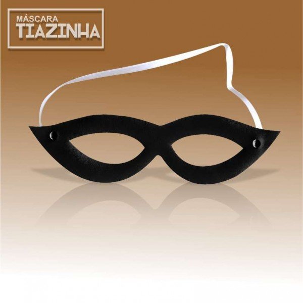 MASCARA TIAZINHA PRETO MASCARA TIAZINHA PRETO