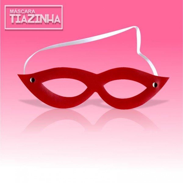 MÁSCARA TIAZINHA VERMELHO MÁSCARA TIAZINHA VERMELHO