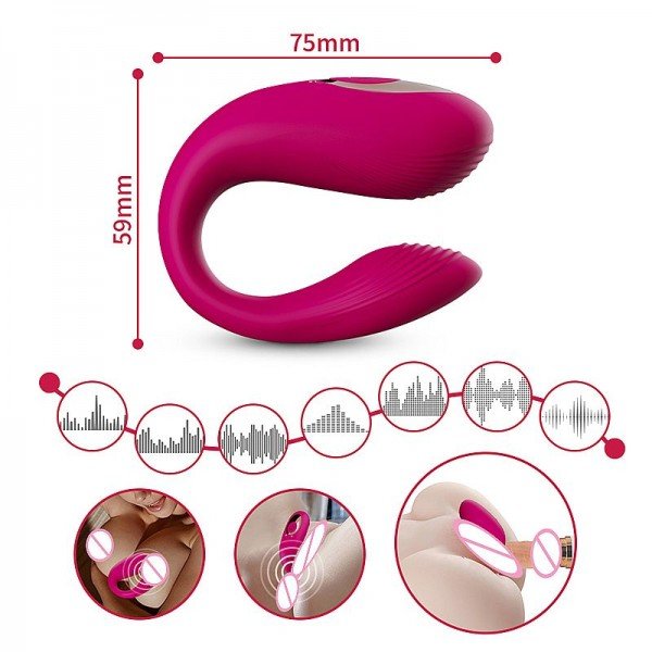 Massageador de Casal - Com controle Remoto - Dibe Massageador de Casal - Com controle Remoto - Dibe
