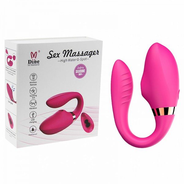 Massageador de Casal com Pulsação - Dibe II Massageador de Casal com Pulsação - Dibe II