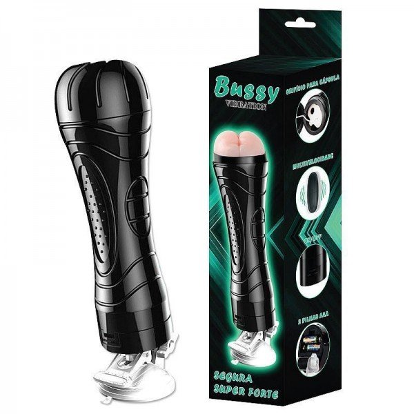 Masturbador Ânus Bussy Vibration Com Ventosa Masturbador Ânus Bussy Vibration Com Ventosa