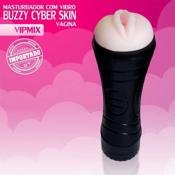 MASTURBADOR COM VIBRO VIPMIX BUZZY CYBER SKIN VAGINA MASTURBADOR COM VIBRO VIPMIX BUZZY CYBER SKIN VAGINA