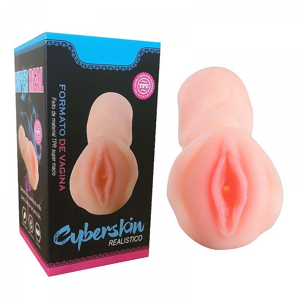 Masturbador Masculino em Cyberskin - Formato Vagina 8 - Maig