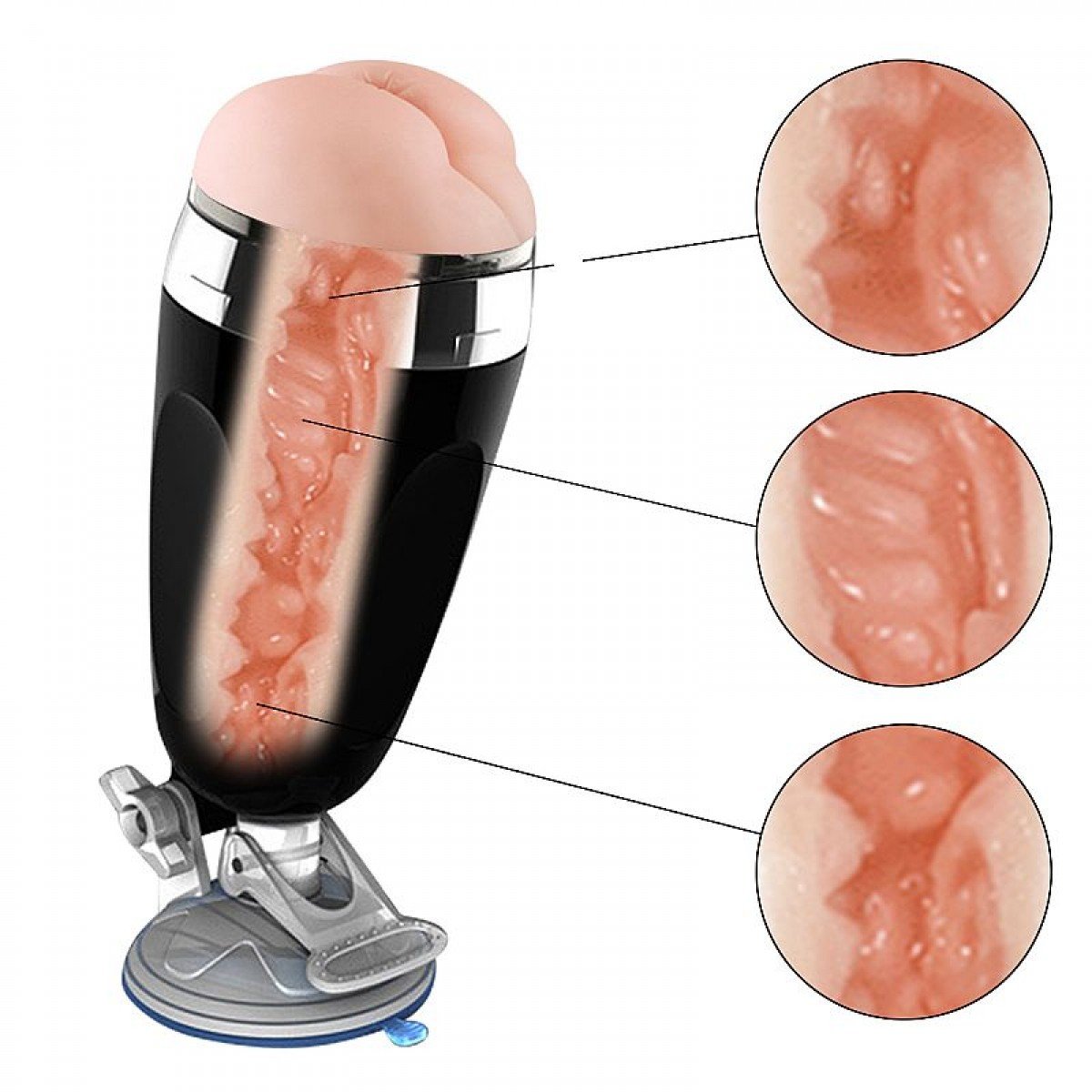 Masturbador Lanterna com Ventosa - ÂNUS - X5 Cup - Chamas do Prazer Sex Shop Masturbador Lanterna com Ventosa - ÂNUS - X5 Cup - Chamas do Prazer Sex Shop