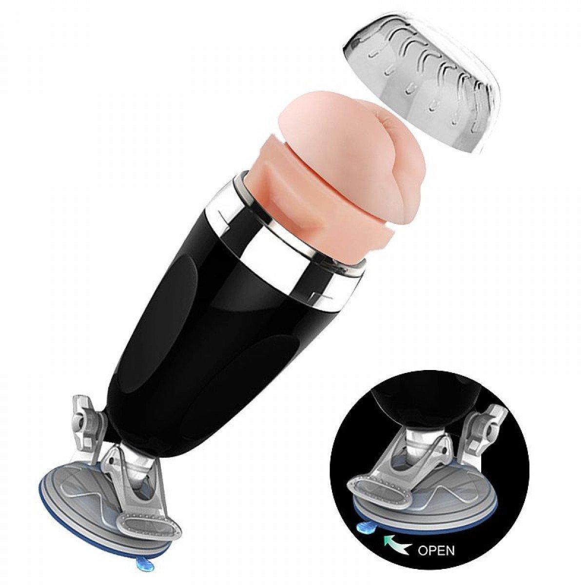 Masturbador Lanterna com Ventosa - ÂNUS - X5 Cup - Chamas do Prazer Sex Shop Masturbador Lanterna com Ventosa - ÂNUS - X5 Cup - Chamas do Prazer Sex Shop