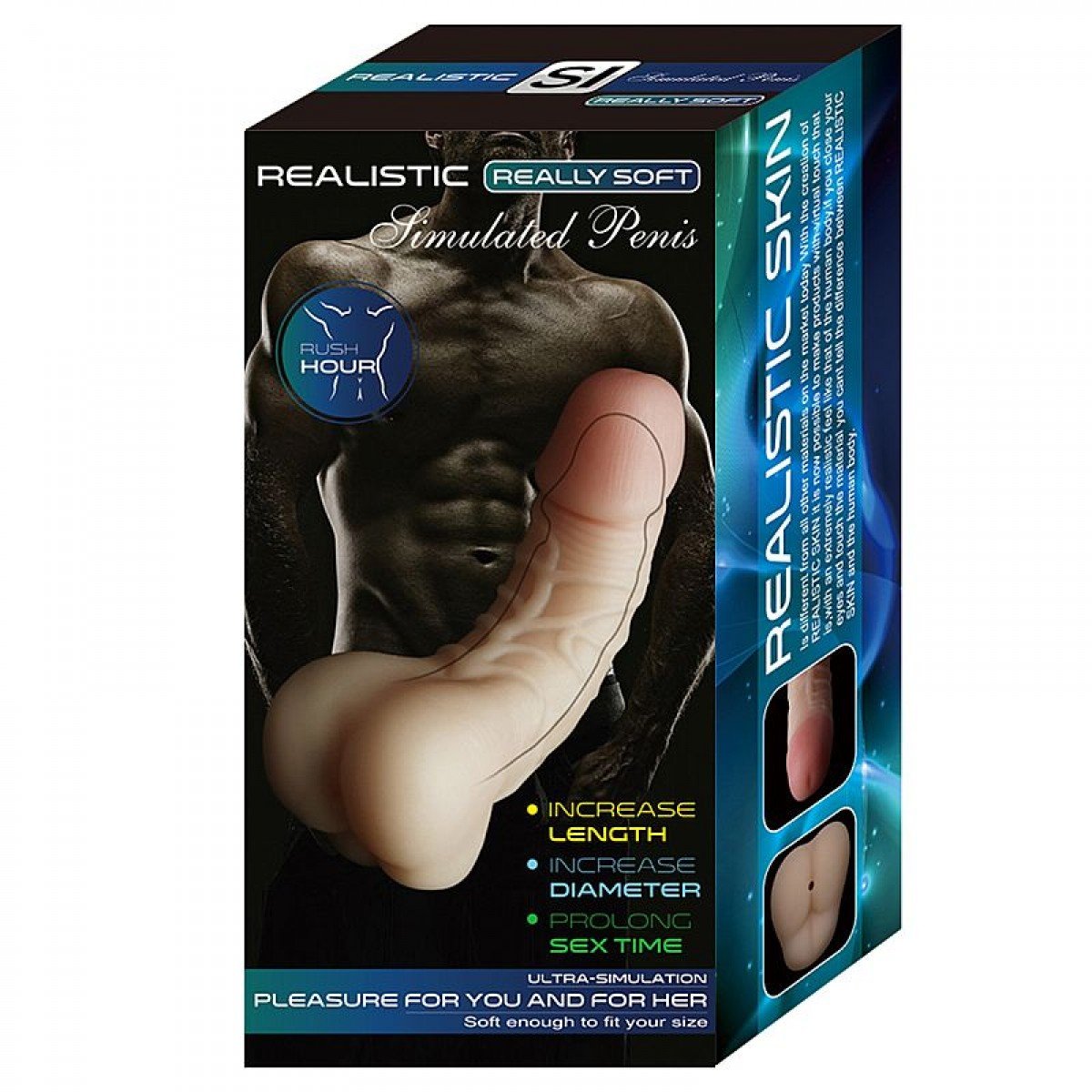 Masturbador masculino Ânus - Formato de Pênis - SI
