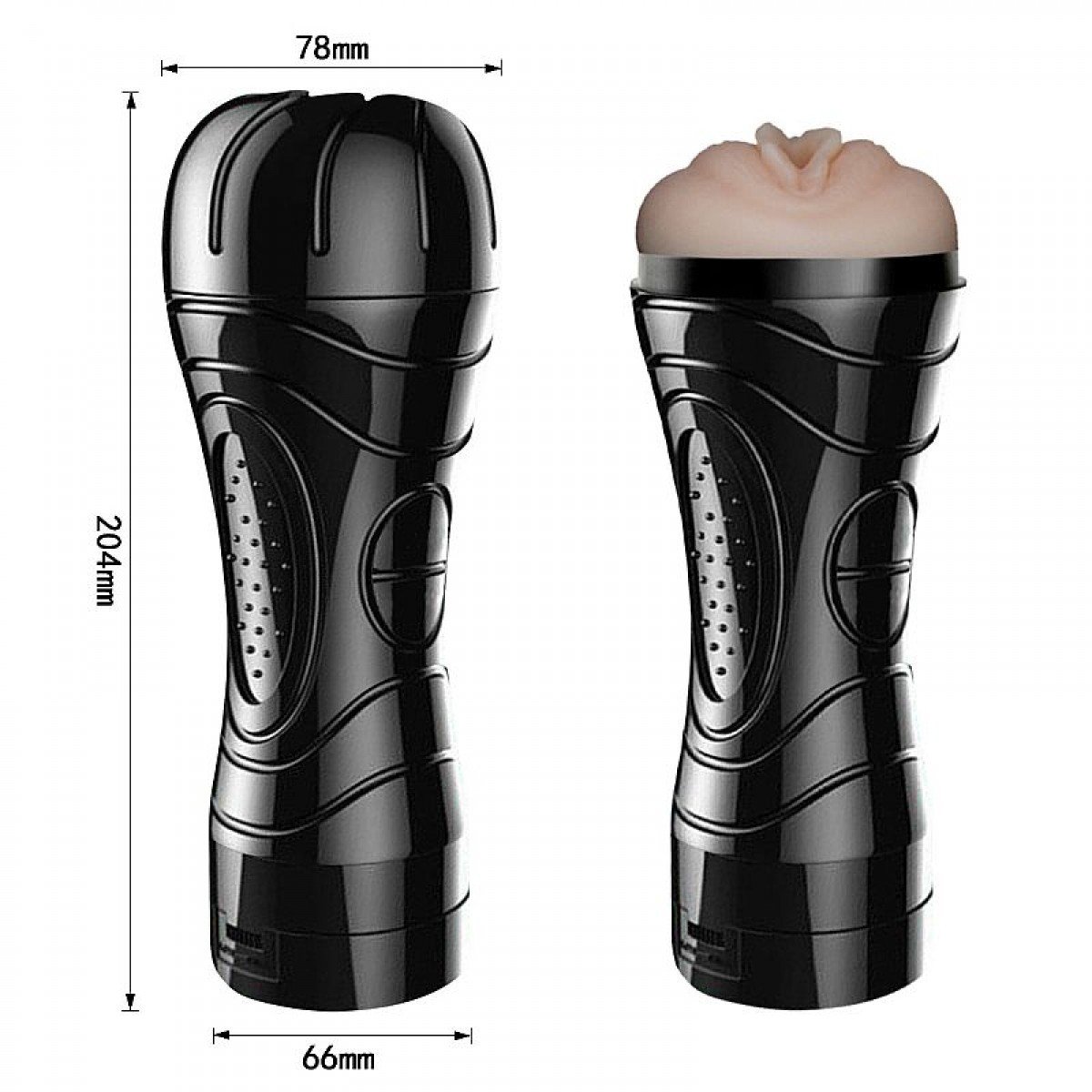 Masturbador Vagina em Cyberskin com Vibrador - Mini Lanterna 20 cm - SI Masturbador Vagina em Cyberskin com Vibrador - Mini Lanterna 20 cm - SI