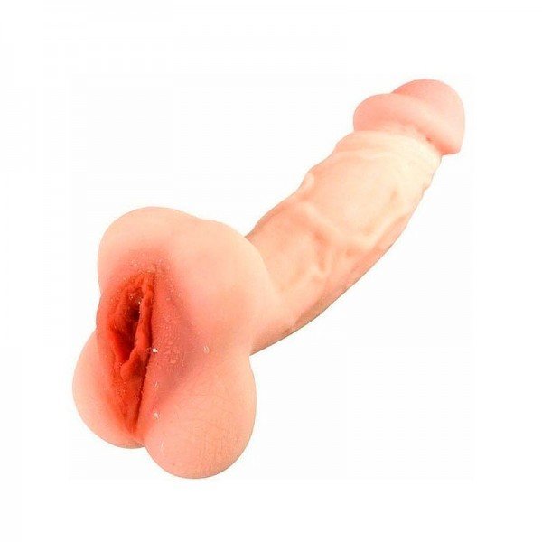 Masturbador Masculino Cyberskin em Pênis e Vagina - SI  Masturbador Masculino Cyberskin em Pênis e Vagina - SI