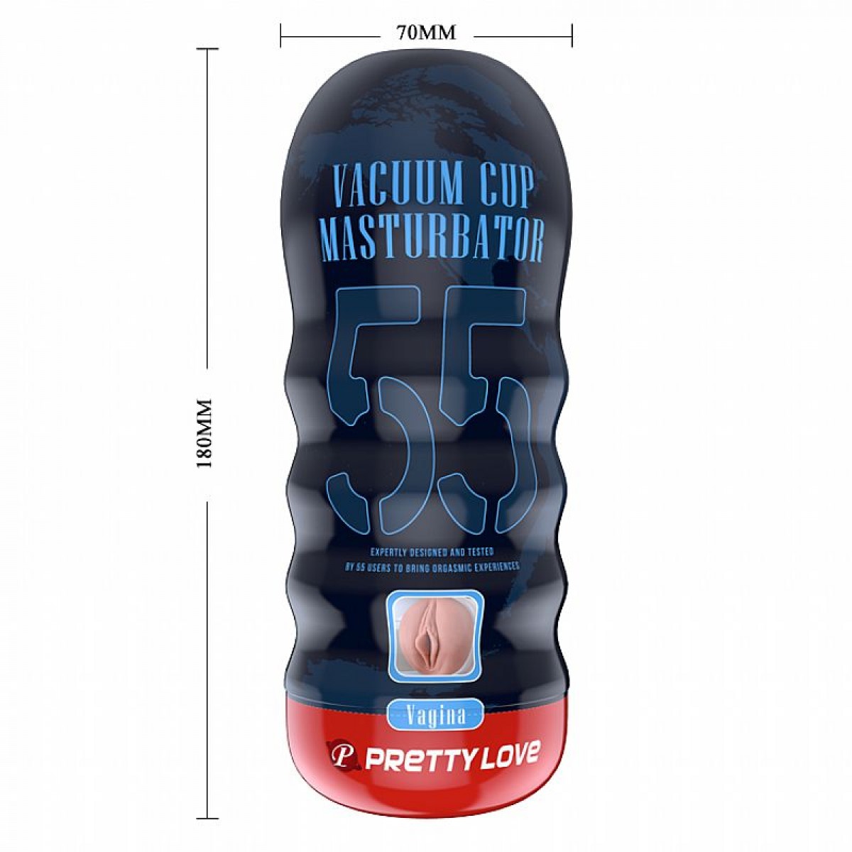 Masturbador Vacuum Cup - Vagina - Pretty Love - Chamas do Prazer Sex Shop