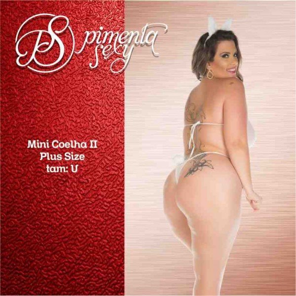 Mini Coelha II Plus Size - Pimenta Sexy Mini Coelha II Plus Size - Pimenta Sexy
