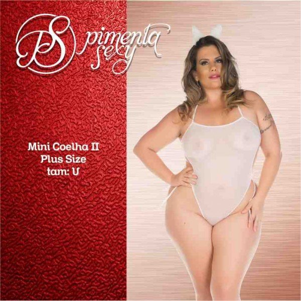 Mini Coelha II Plus Size - Pimenta Sexy Mini Coelha II Plus Size - Pimenta Sexy