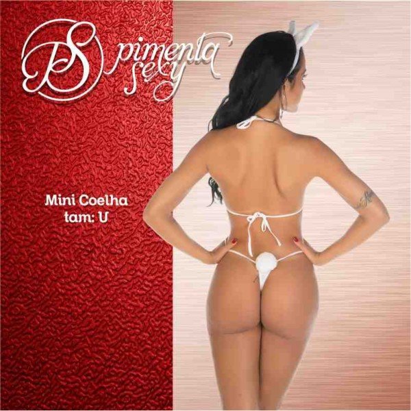 Mini Fantasia Coelhinha Pimenta Sexy Mini Fantasia Coelhinha Pimenta Sexy