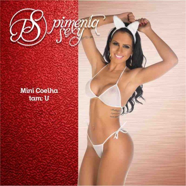 Mini Fantasia Coelhinha Pimenta Sexy Mini Fantasia Coelhinha Pimenta Sexy