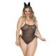 MINI FANTASIA LOBA II PLUS SIZE PIMENTA SEXY - Chamas do Prazer Sex Shop