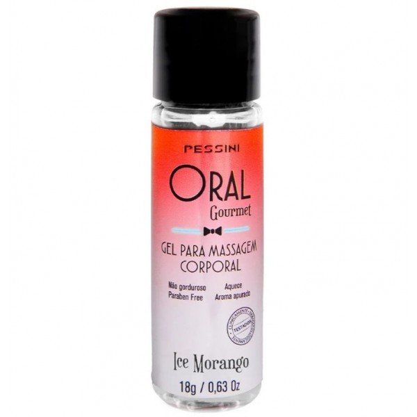 Mini Oral Gourmet Sabor No Amor 18G Pessini - ICE MORANGO Mini Oral Gourmet Sabor No Amor 18G Pessini - ICE MORANGO