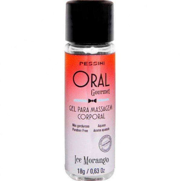 Mini Oral Gourmet Sabor No Amor 18G Pessini - ICE MORANGO