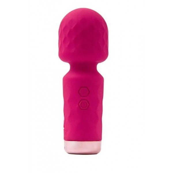 Mini Varinha Mágica Hero 10 Modos de Vibração - Pink Mini Varinha Mágica Hero 10 Modos de Vibração - Pink