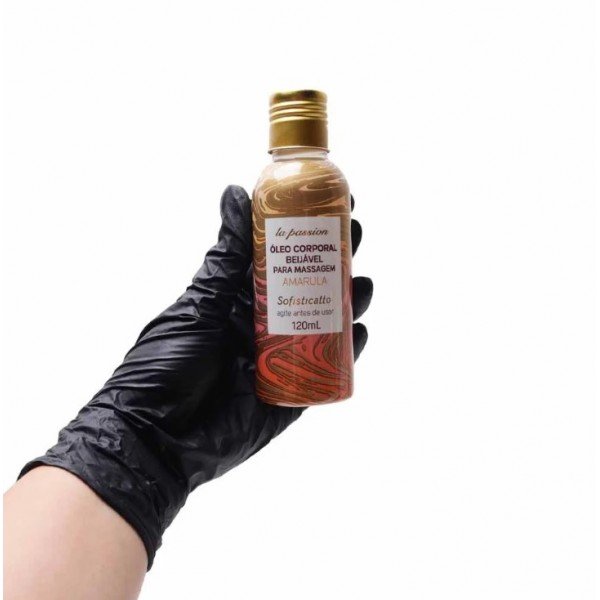 OLEO DE MASSAGEM BEIJÁVEL 120ML SOFISTICATTO - AMARULA