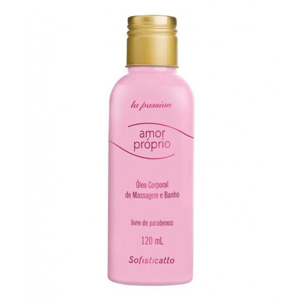 Óleo Corporal para Massagem e Banho Linha La Passion 120ml Sofisticatto - Amor Próprio Óleo Corporal para Massagem e Banho Linha La Passion 120ml Sofisticatto - Amor Próprio