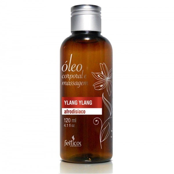 ÓLEO DE MASSAGEM CORPORAL 120ML FEITIÇOS - YLAN-YLANG ÓLEO DE MASSAGEM CORPORAL 120ML FEITIÇOS - YLAN-YLANG