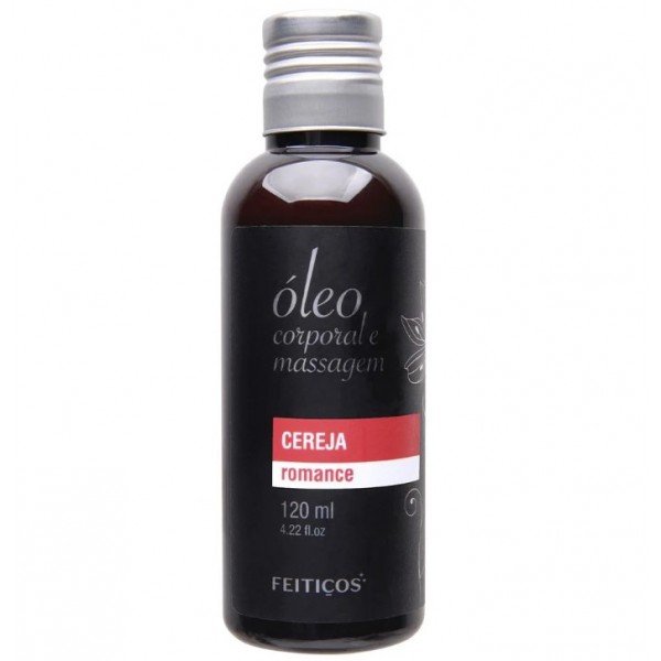 ÓLEO DE MASSAGEM CORPORAL 120ML FEITIÇOS - CEREJA ÓLEO DE MASSAGEM CORPORAL 120ML FEITIÇOS - CEREJA