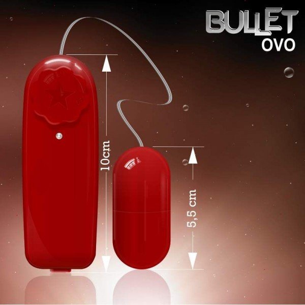 OVO VIBRATÓRIO BULLET IMPORTADO VERMELHO OVO VIBRATÓRIO BULLET IMPORTADO VERMELHO