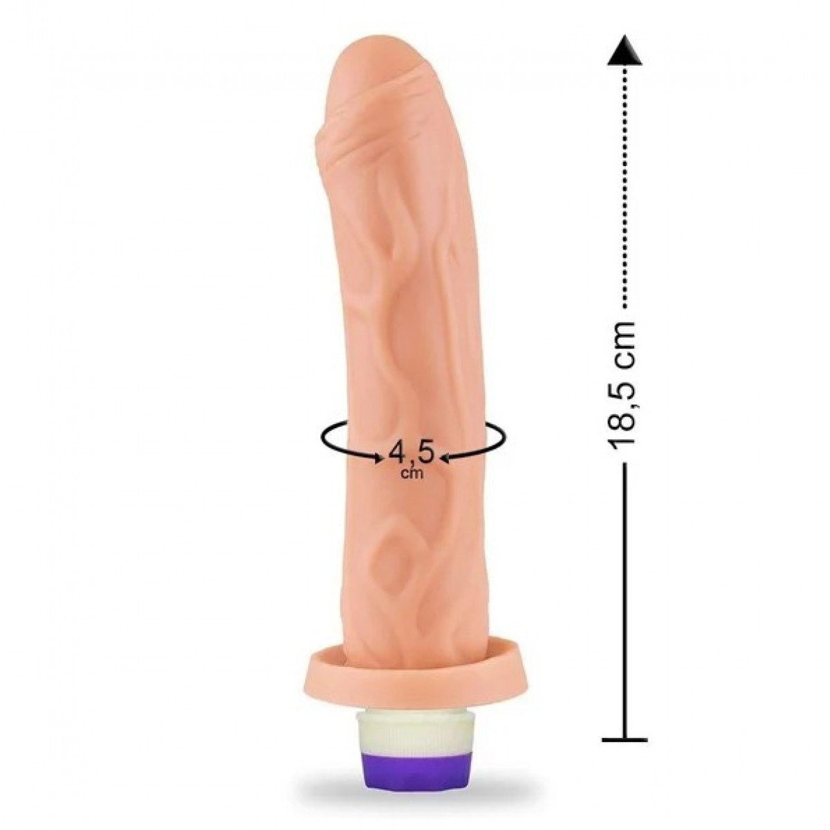 Protese Com Vibro Fogo Da Paixão 18,5 X 4,5 Hot Flowers Protese Com Vibro Fogo Da Paixão 18,5 X 4,5 Hot Flowers