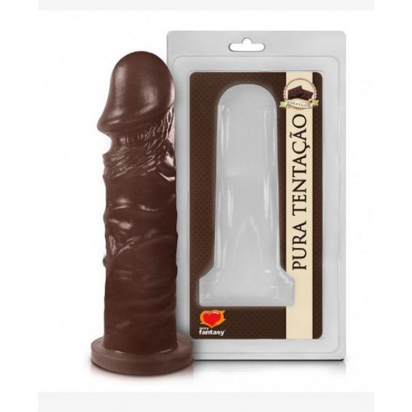 PÊNIS REALÍSTICO AROMÁTICO DE CHOCOLATE – 15X3,8CM - PA005 PÊNIS REALÍSTICO AROMÁTICO DE CHOCOLATE – 15X3,8CM - PA005