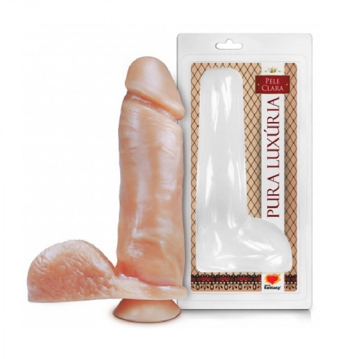 PÊNIS REALÍSTICO COM ESCROTO E VENTOSA 20X4,7CM - SEXY FANTASY - PV014 - Chamas do Prazer Sex Shop PÊNIS REALÍSTICO COM ESCROTO E VENTOSA 20X4,7CM - SEXY FANTASY - PV014 - Chamas do Prazer Sex Shop