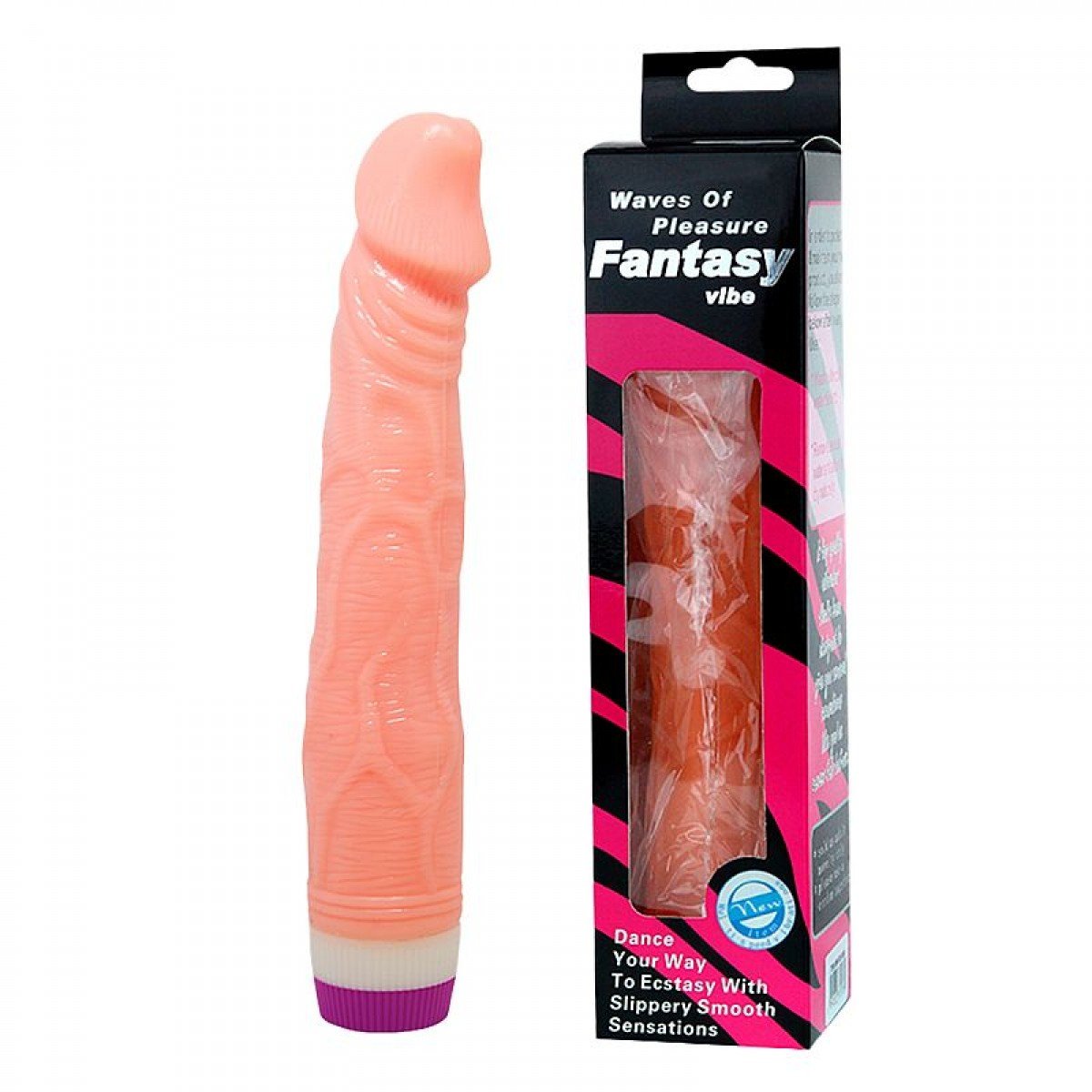 Pênis Realístico Com Vibro - Dildo 2 - Baile - 19 cm - Chamas do Prazer Sex Shop