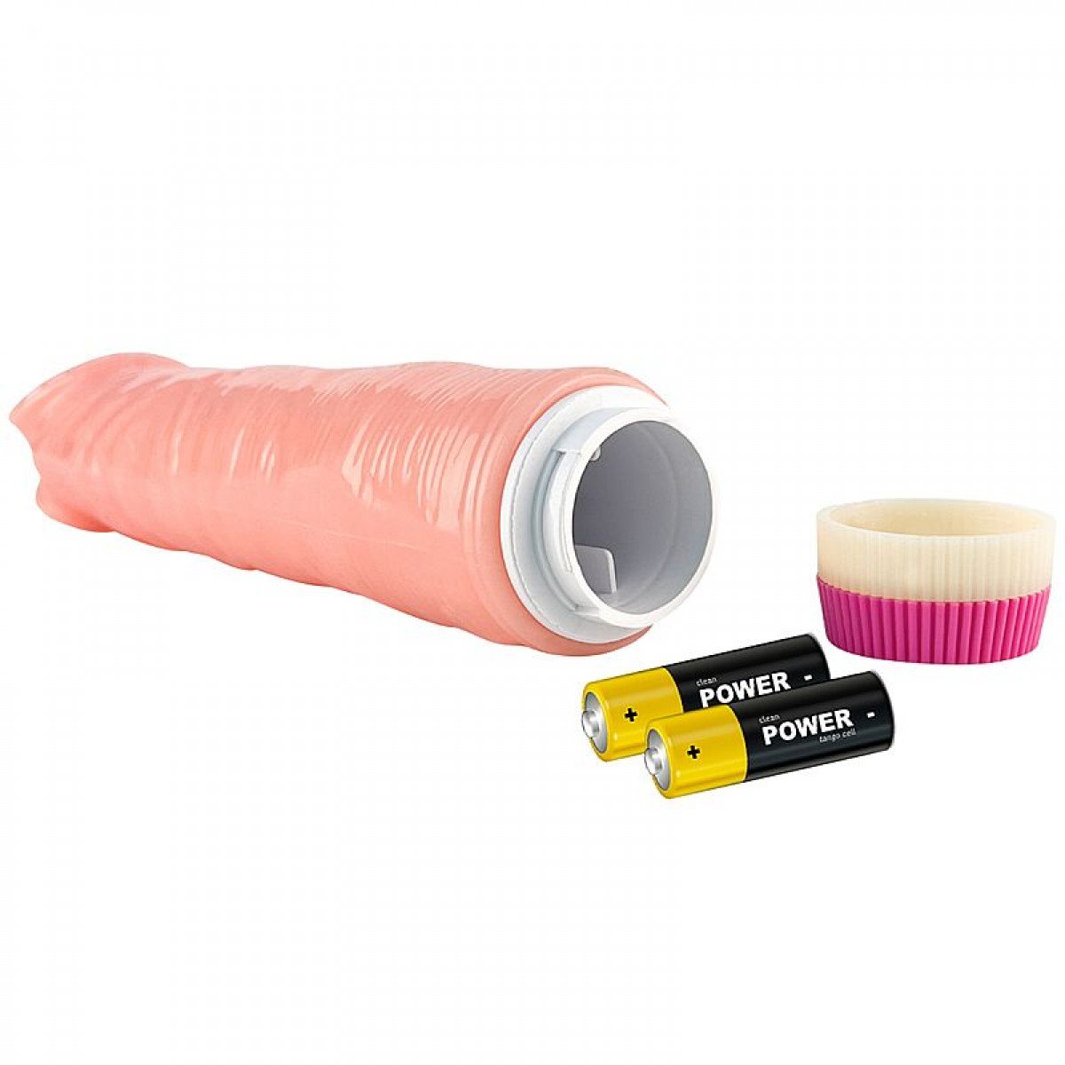 Pênis Realístico com Vibrador Rotativo à pilha - 22,5 x 4,3cm Pênis Realístico com Vibrador Rotativo à pilha - 22,5 x 4,3cm