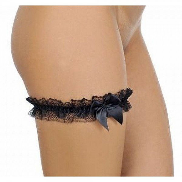 Persex de Renda e Laço Sabor Com Sensualidade - Preto Persex de Renda e Laço Sabor Com Sensualidade - Preto