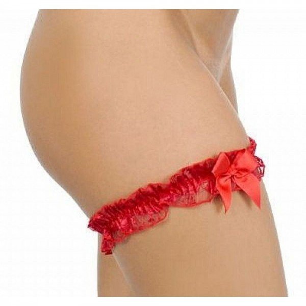 Persex de Renda e Laço Sabor Com Sensualidade - Vermelho