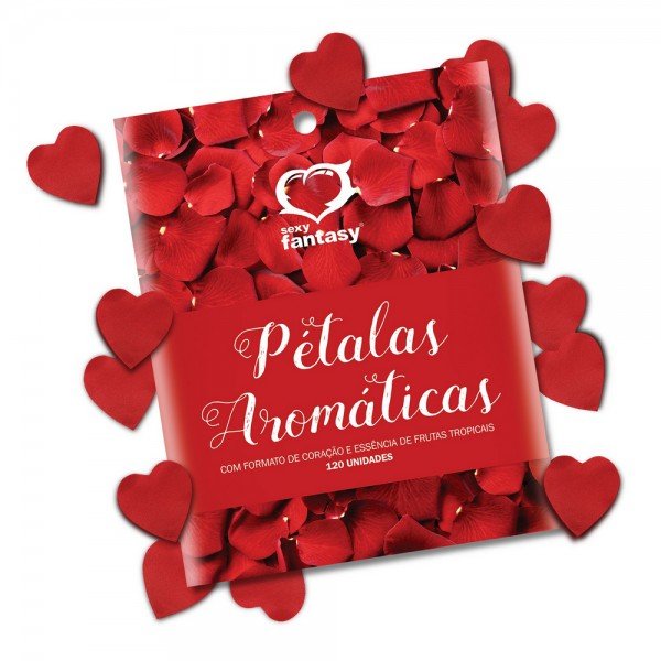 PÉTALAS DE CORAÇÃO AROMÁTICAS - SEXY FANTASY - 120 unidades PÉTALAS DE CORAÇÃO AROMÁTICAS - SEXY FANTASY - 120 unidades