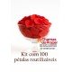 Petalas de rosas vermelhas - 100 unidades de petálas reutilizáveis Petalas de rosas vermelhas - 100 unidades de petálas reutilizáveis