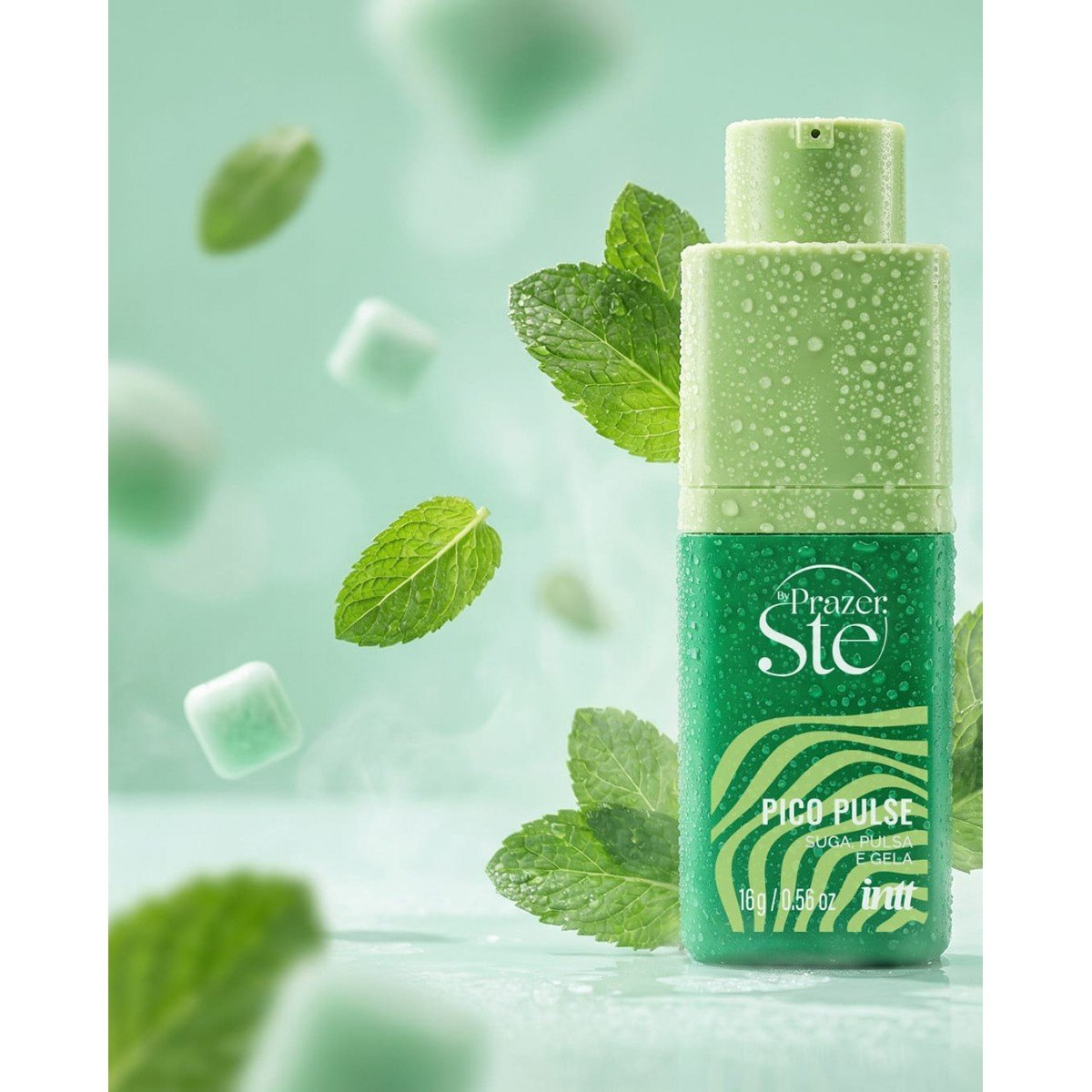Pico Pulse Gel Sugador Unissex Suga Pulsa e Gela 16g Intt - Chiclete de Menta Pico Pulse Gel Sugador Unissex Suga Pulsa e Gela 16g Intt - Chiclete de Menta