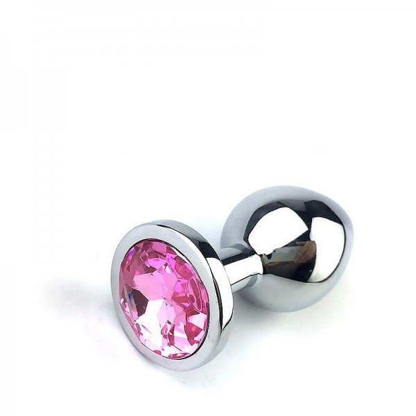 PLUG ANAL DE METAL COM PEDRA - Tamanho P PLUG ANAL DE METAL COM PEDRA - Tamanho P