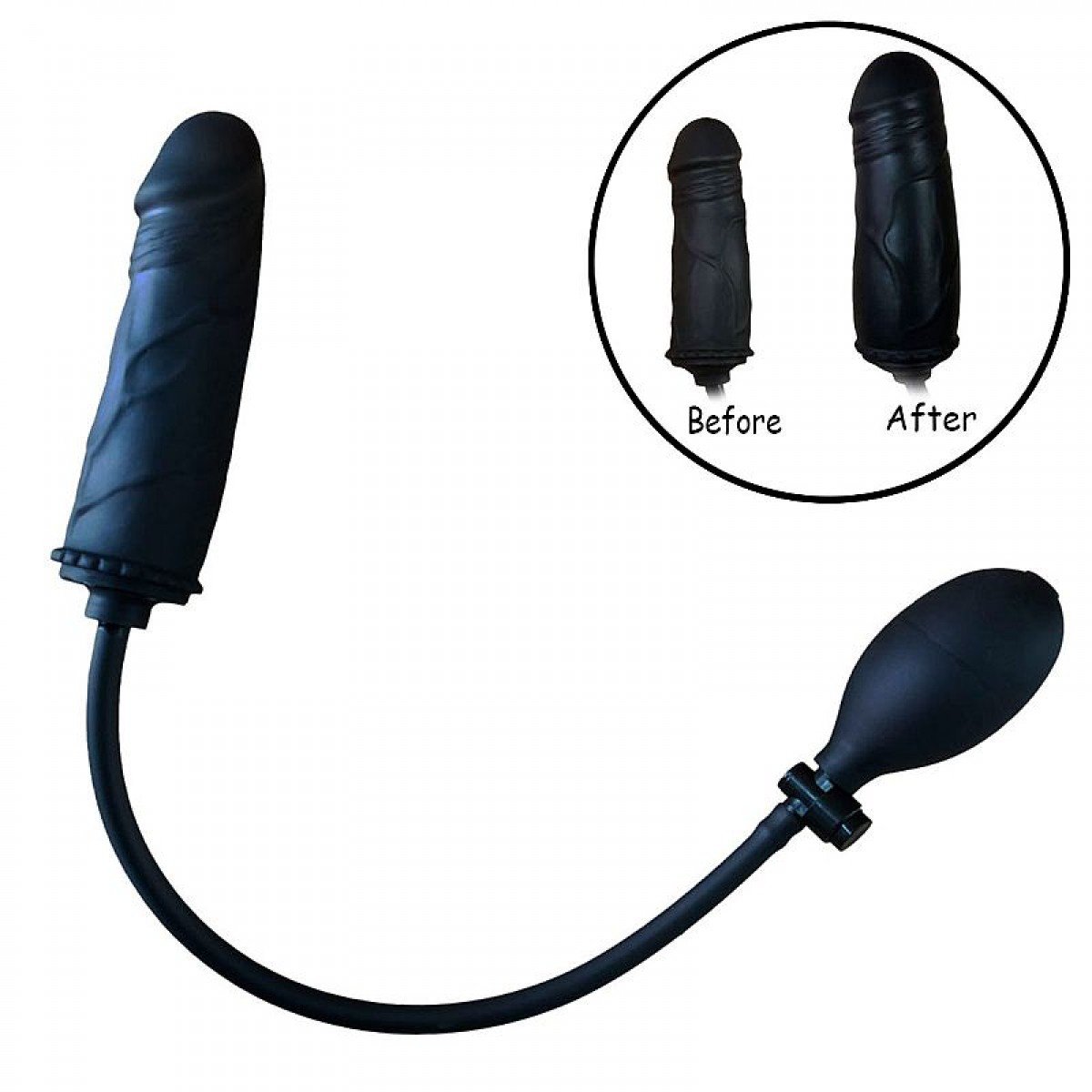 Plug Anal Silicone Inflável - 13,0 X 3.3 - SI Plug Anal Silicone Inflável - 13,0 X 3.3 - SI
