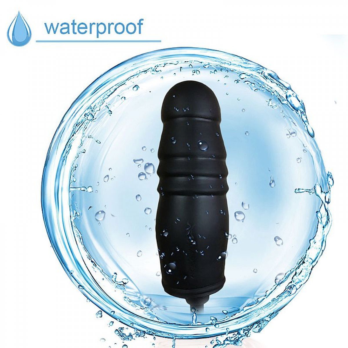 Plug Anal Silicone Inflável - 16.5 X 4.3 - SI Plug Anal Silicone Inflável - 16.5 X 4.3 - SI