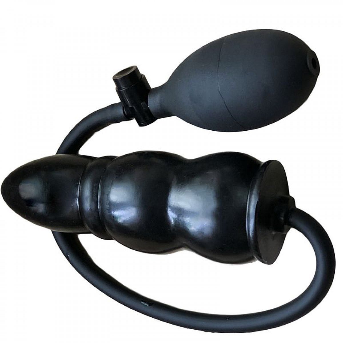 Plug Anal Escalonado - Silicone Inflável - 15.5 X 5.0 - SI