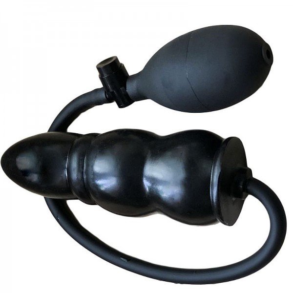Plug Anal Escalonado - Silicone Inflável - 15.5 X 5.0 - SI