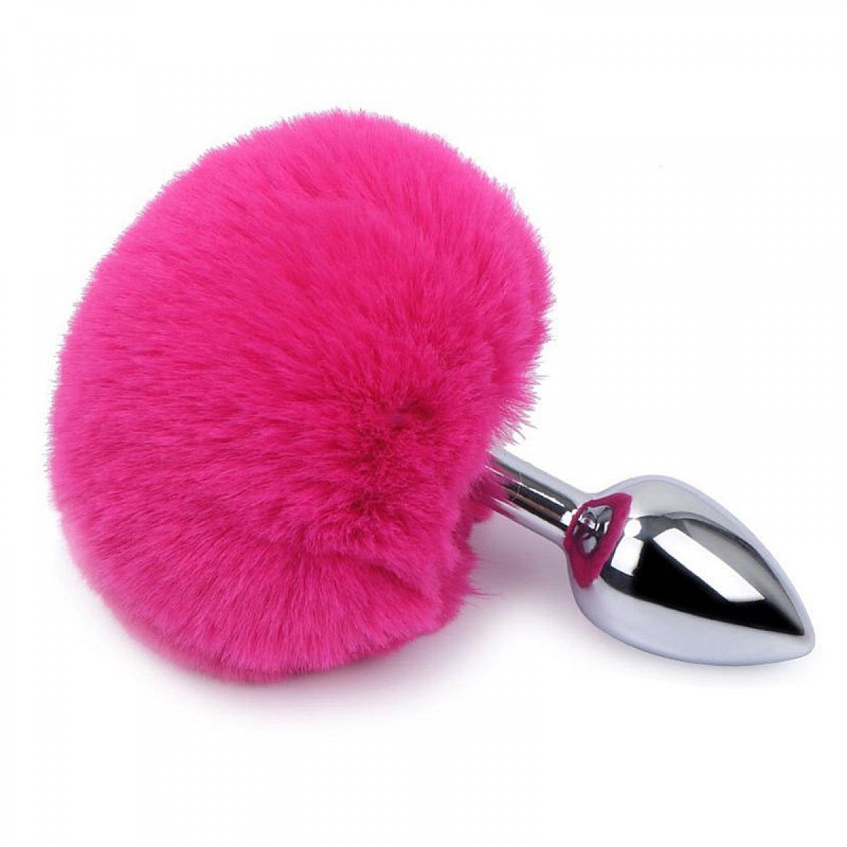 Plug Anal em Aço Pompom de Coelho - ROXO - Chamas do Prazer Sex Shop Plug Anal em Aço Pompom de Coelho - ROXO - Chamas do Prazer Sex Shop
