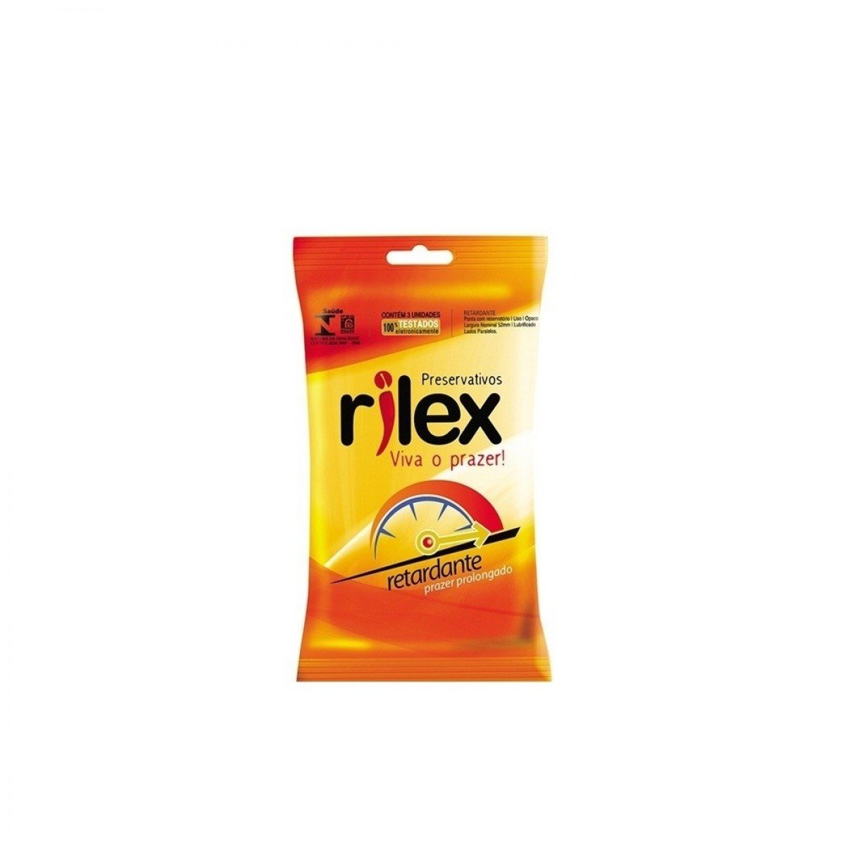 PRESERVATIVO RETARDANTE RILEX - Chamas do Prazer Sex Shop