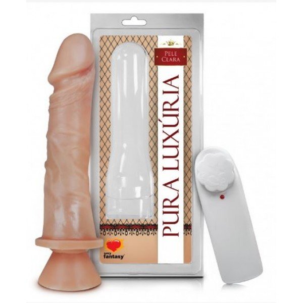 Prótese Com Vibrador Interno 18 X 4,4cm Sexy Fantasy - PV022 Prótese Com Vibrador Interno 18 X 4,4cm Sexy Fantasy - PV022